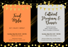 May 31st Cultural Program & Dinner